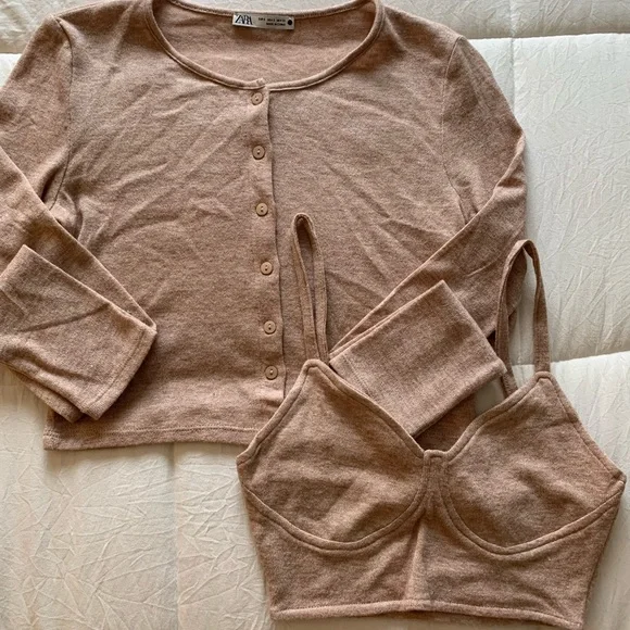 Zara Cardigan Set - Picture 1 of 4